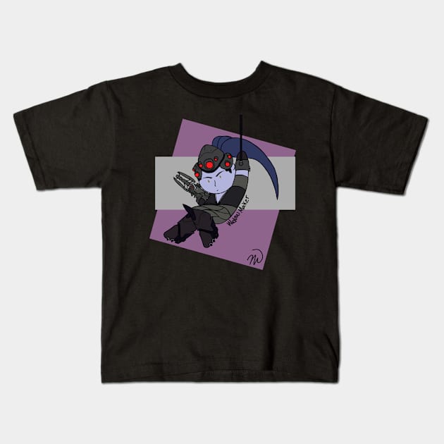 Widowmaker - Nuit Kids T-Shirt by beansnina